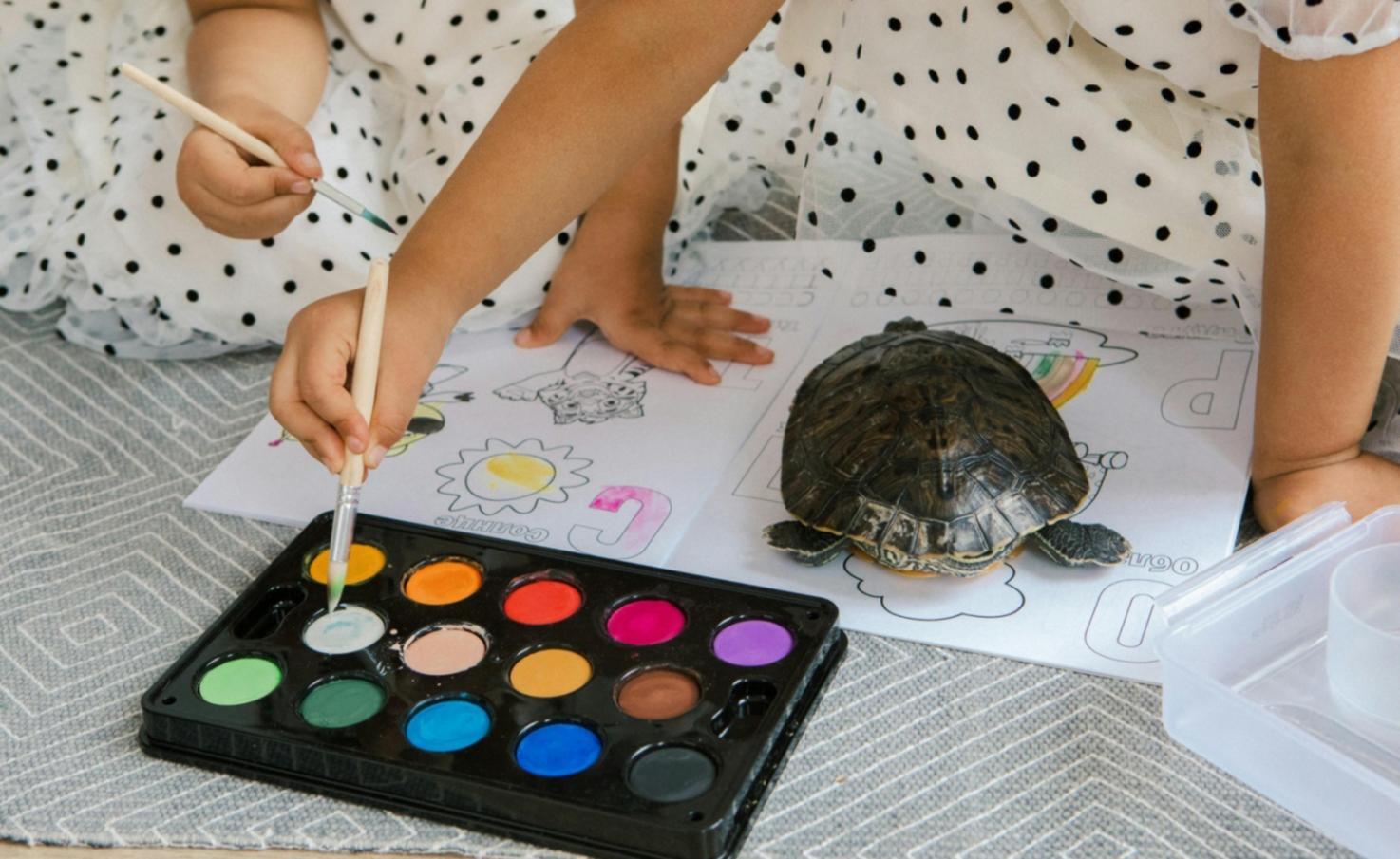 Studenti che praticano i fondamenti del disegno durante una lezione